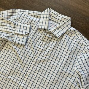 Mizzen + Main Leeward Collection Men's Button Up Shirt Sz XL Trim USA